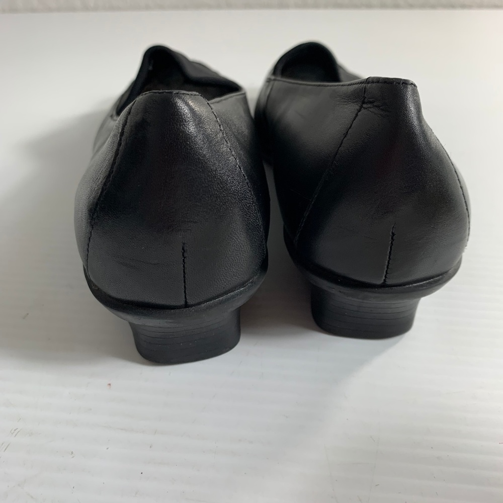 Whats What Aerosoles Womens Loafers Black Leather - Picture 3 of 9